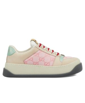 Gucci Womens Screener Trainer 750633 Pink
