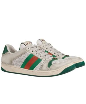 Gucci Womens Screener leather sneaker 546163