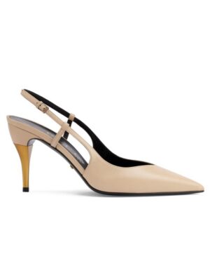 Gucci Womens Slingback Heeled Pump 762378