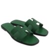 Hermes Oran Sandal Green