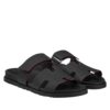 Hermes Unisex Chypre Sandal Black
