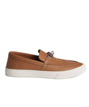 Hermes Womens Game Slip-on Sneaker Coffee