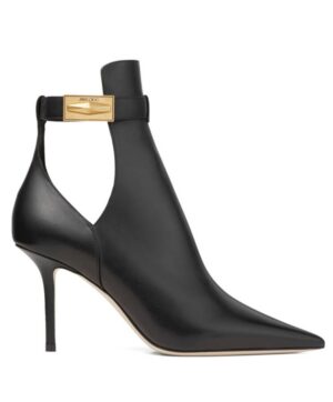 Jimmy Choo Womens Nell AB 85 Black