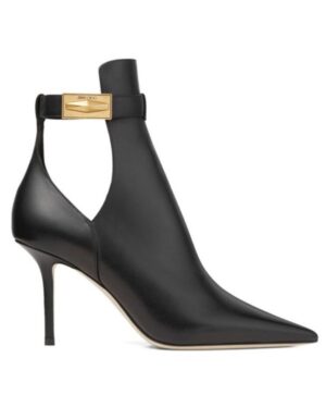 Jimmy Choo Womens Nell AB 85 Black