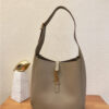 YSL LE 5 A 7 Supple Small 713938 Beige Grained Leather