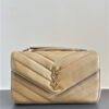 YSL LOULOU Medium 801439 Natural Tan
