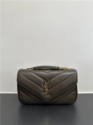 YSL LOULOU Small 801437 Dark Strong Moss