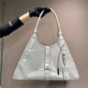 Large Leather Tote Bag 1BG570 White