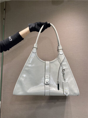 Large Leather Tote Bag 1BG570 White