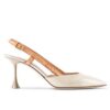 Louis Vuitton Womens Blossom Slingback Pump 1AC6FQ Cream