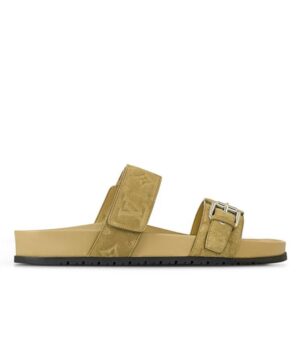 Louis Vuitton Womens Bom Dia Flat Comfort Mule 1ABOYG Cream