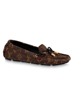 Louis Vuitton Womens Gloria Flat Loafer 1ABUZO Brown