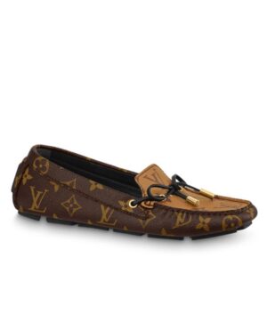 Louis Vuitton Womens Gloria Flat Loafer 1ABV2R Brown
