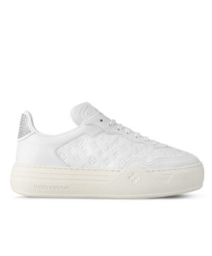 Louis Vuitton Womens LV Groovy Platform Sneaker 1ACL5S White