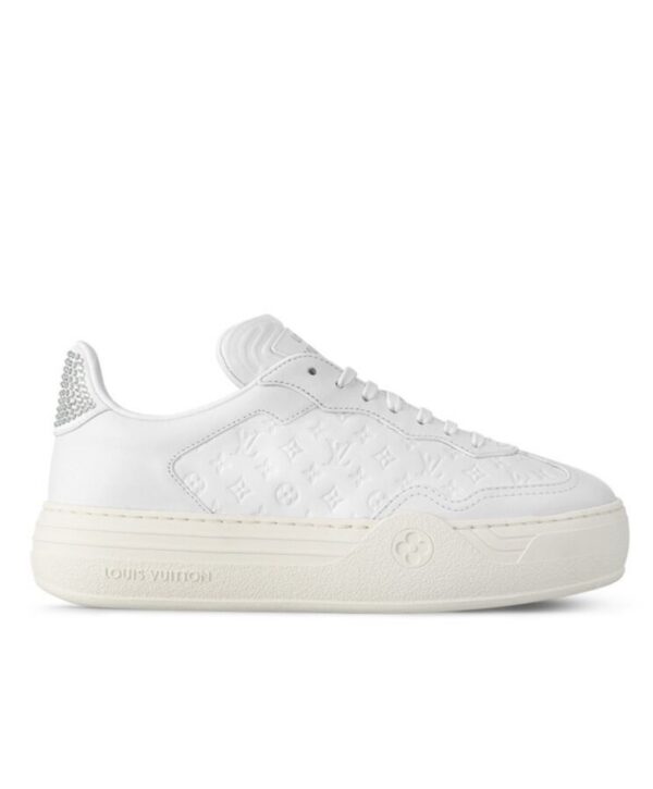 Louis Vuitton Womens LV Groovy Platform Sneaker 1ACL5S White