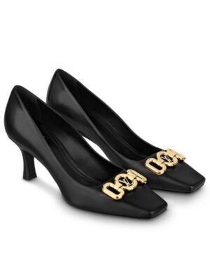 Louis Vuitton Womens Rotary Pumps Black