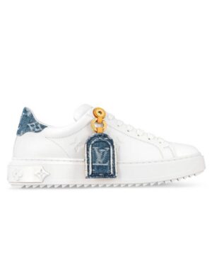 Louis Vuitton Womens Time Out Sneaker 1ACHUB White