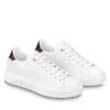 Louis Vuitton Womens Time Out Sneaker Cream