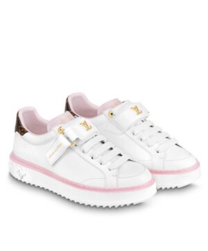 Louis Vuitton Womens Time Out Sneaker Pink