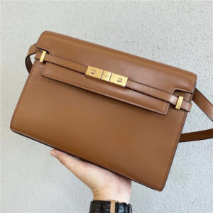 YSL Manhattan Shoulder Bag 579271 Brown Box