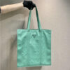 Prada Medium Antiqued Nappa Leather Tote Bag 1BG587 Green