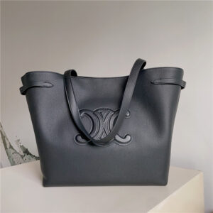 Celine Medium Cabas Anais Cuir Triomphe 116853 Black