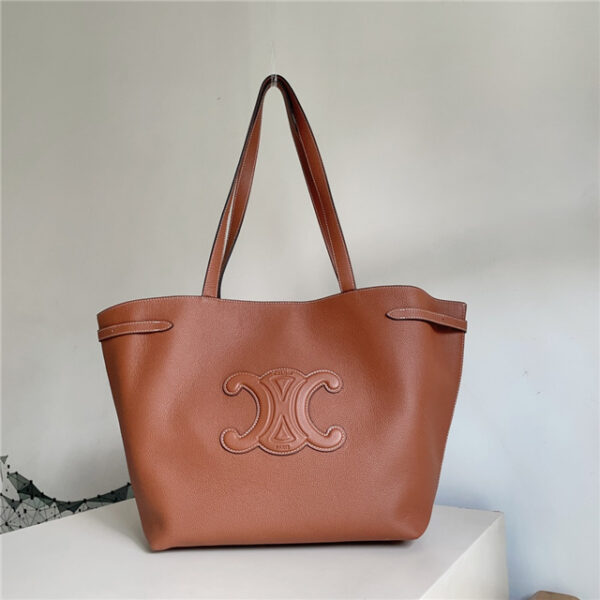 Celine Medium Cabas Anais Cuir Triomphe 116853 Tan