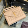 YSL Medium Envelope Chain Bag 8208 BeigeGold