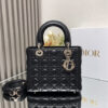 Dior Medium Lady Dior Bag M0565 Black Lambskin