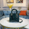 Dior Medium Lady Dior Bag M0565 Green Patent