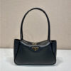 Prada Medium Leather Handbag 1BA444 Black