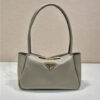 Prada Medium Leather Handbag 1BA444 Clay