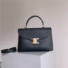 Celine Medium Nino Bag 117523 Black Grained Leather