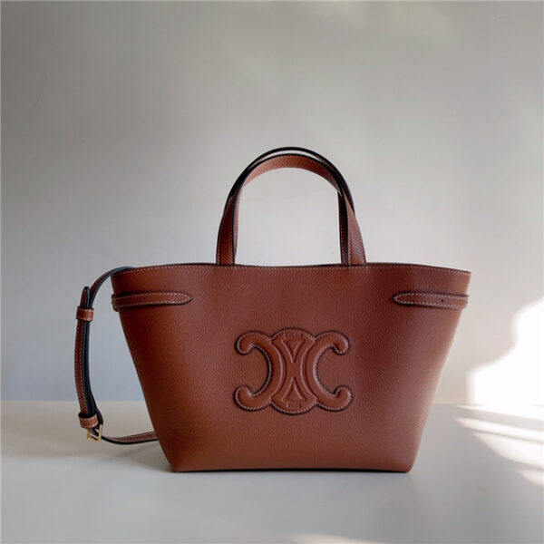 Celine Mini Cabas Anais Cuir Triomphe 118613 Tan