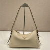 Prada Aimee Medium Leather Shoulder Bag 1BC229 Sand