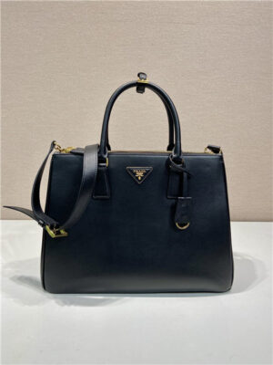 Prada Galleria Large Leather Bag 1BA446 Black