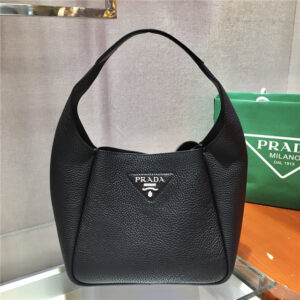 Prada Leather Handbag 1BC127 Black