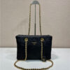 Prada Prada Re-Edition 1995 Chaine Medium Re-Nylon Tote Bag 1BG529 Black