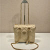 Prada Prada Re-Edition 1995 Chaine Re-Nylon Tote Bag 1BG468 Desert Beige