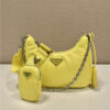 Prada Re-Edition 2005 1BH204 Yellow Nappa Leather