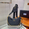 Prada Re-Edition 2005 Raffia Bag 1BH204 Black