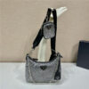 Prada Re-Edition 2005 Satin Bag With Crystals 1BH204 Crystal