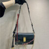 Prada Soft Sound Small Leather Shoulder Bag 1BD379 Black