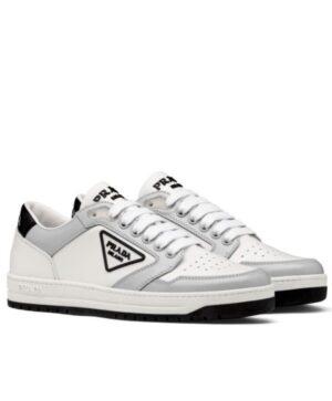Prada Unisex District Perforated Leather Sneakers