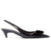 Prada Womens Brushed Leather Slingback Pumps 1I318N