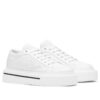 Prada Womens Macro Re-Nylon Recycled Nylon And Shiny Leather Sneakers