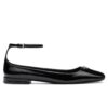 Prada Womens Patent Leather Ballerinas 1F036N Black