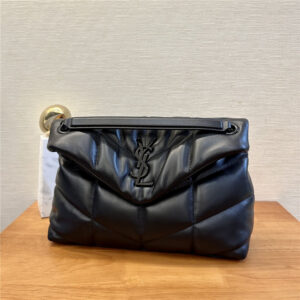 YSL Puffer Small Bag 8476 BlackBlack