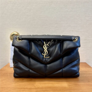 YSL Puffer Small Bag 8476 BlackGold