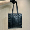 Prada Small Antique Nappa Leather Tote 1BG459 Black